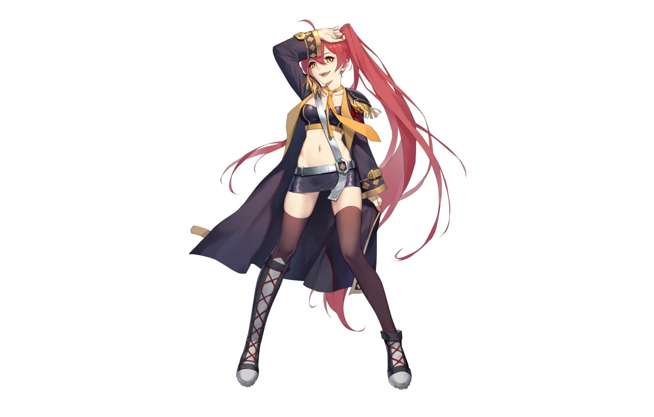 Photo wallpaper white, girl, background, anime, Romantic Saga of Beauty & Devil