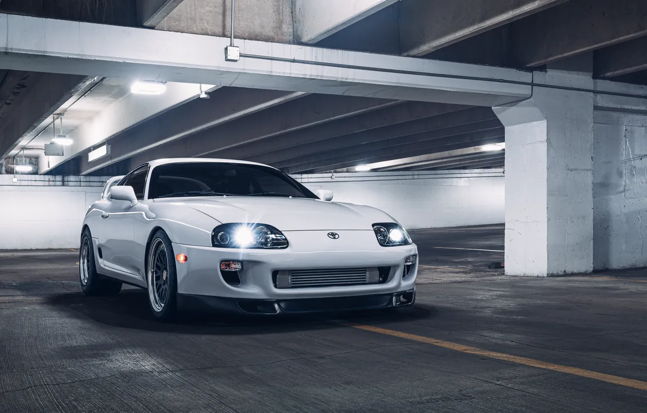 Photo wallpaper Toyota, Supra, Parking