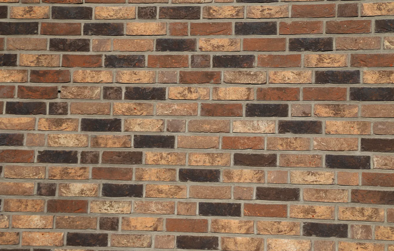 Photo wallpaper wall, bricks, pattern