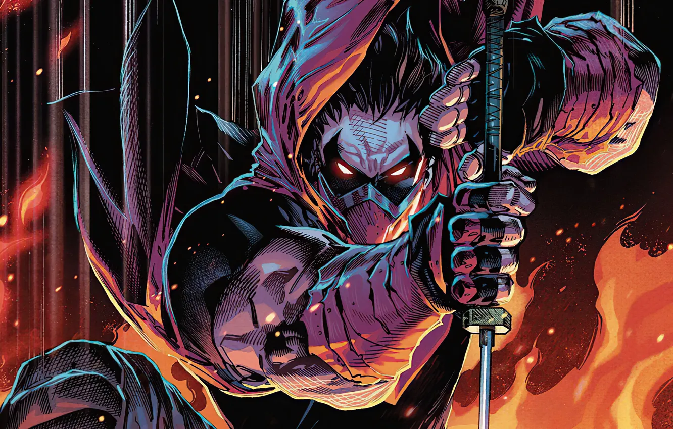 Photo wallpaper katana, Comics, DC Comics, Red Hood