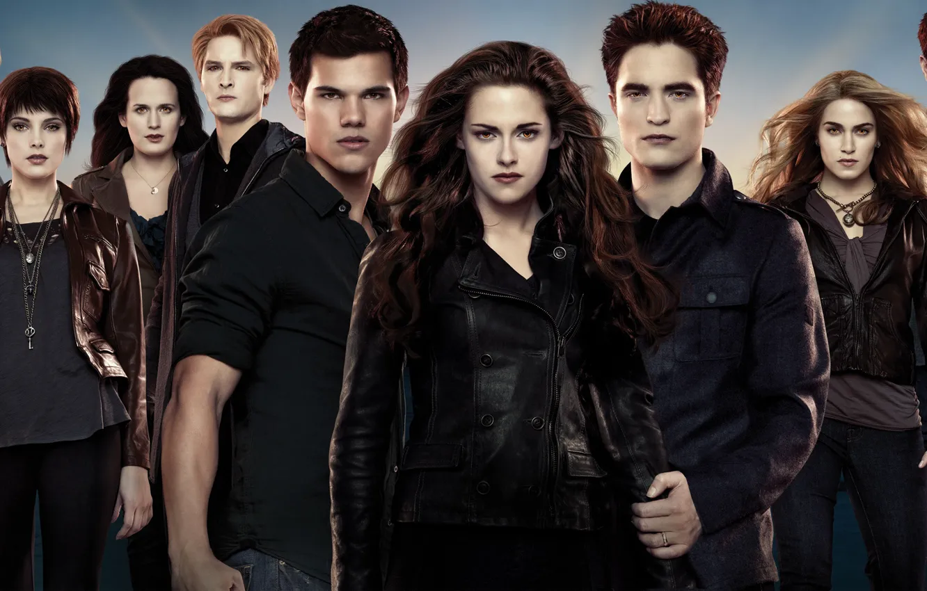 Photo wallpaper family, vampire, characters, The Twilight Saga Dawn, The Twilight Saga Breaking Dawn - Part 2