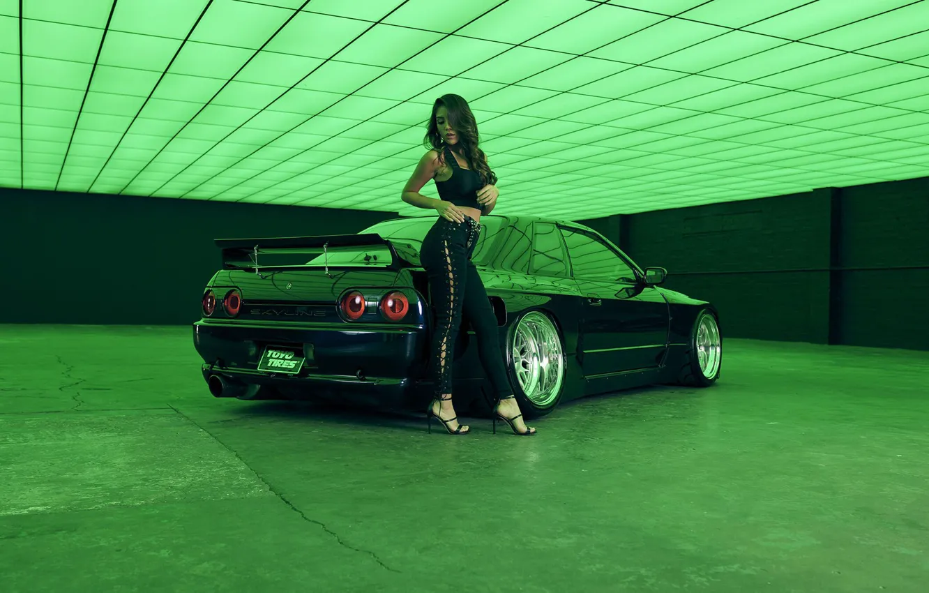 Photo wallpaper R32, Nissan Skyline, TOYO TIRES, Super Street, Alyshia Barragan, LTMW Pandem