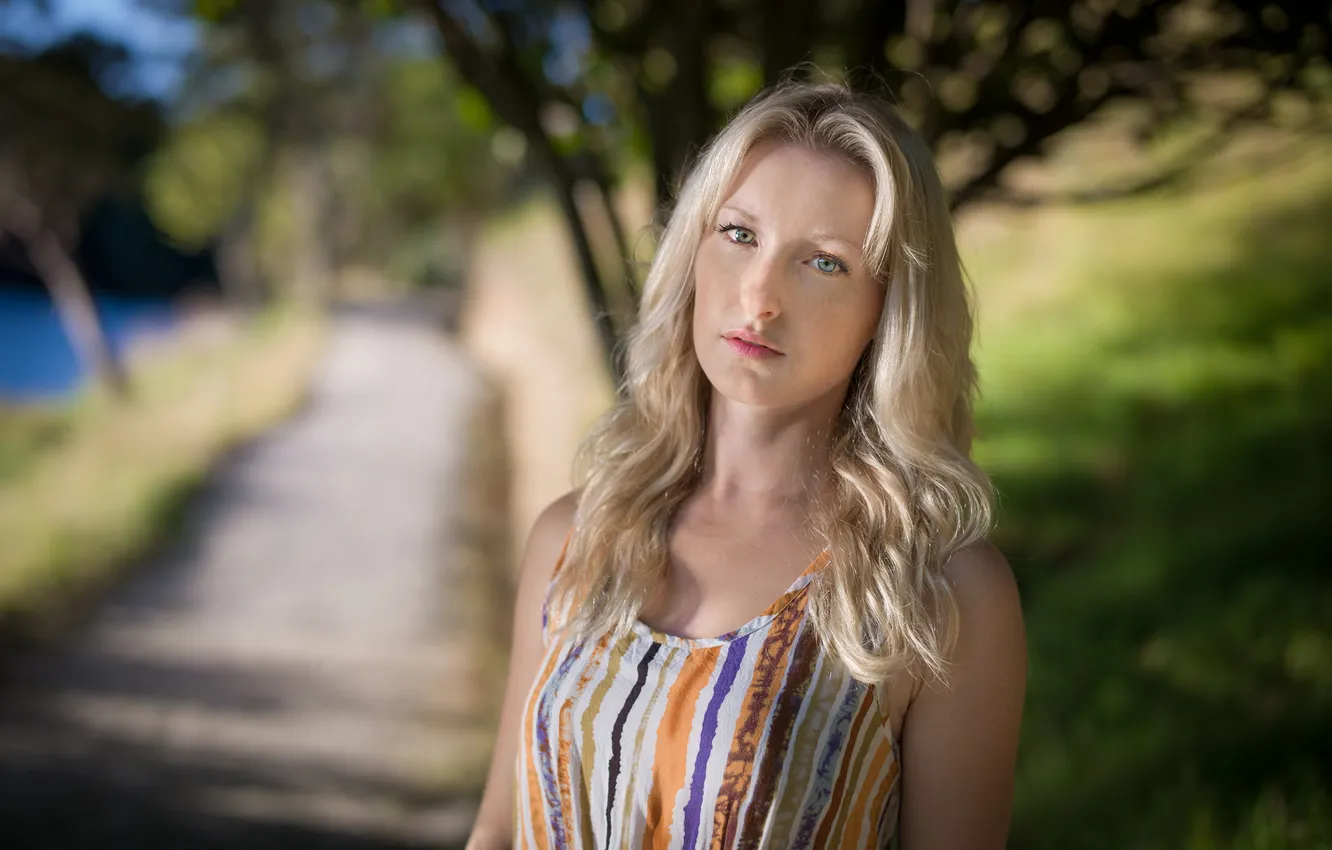 Photo wallpaper portrait, lighting, Charlotte