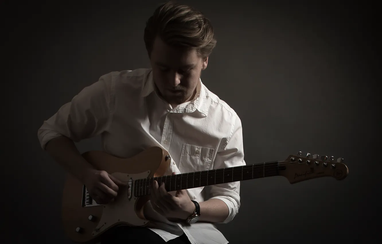 Photo wallpaper music, people, guitar