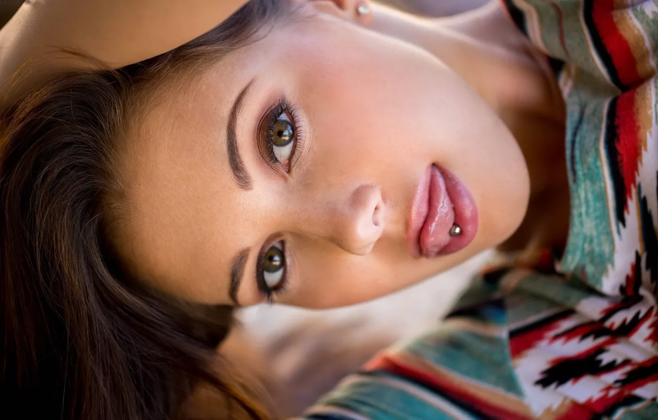 Photo wallpaper girl, beauty, flirts, Jenna Sativa