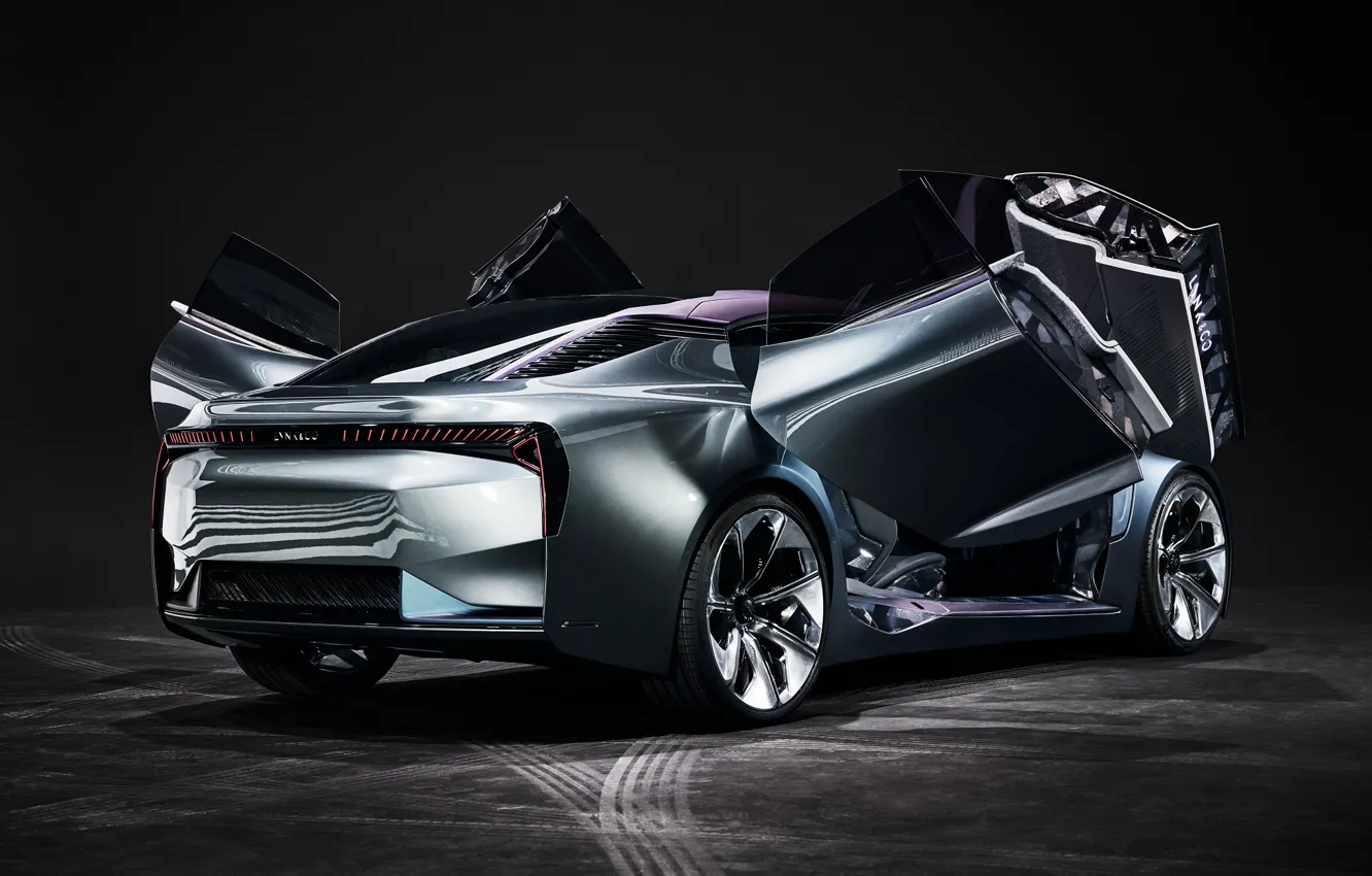 Photo wallpaper green, lynk co ccc concept, Lynk, fotomobil