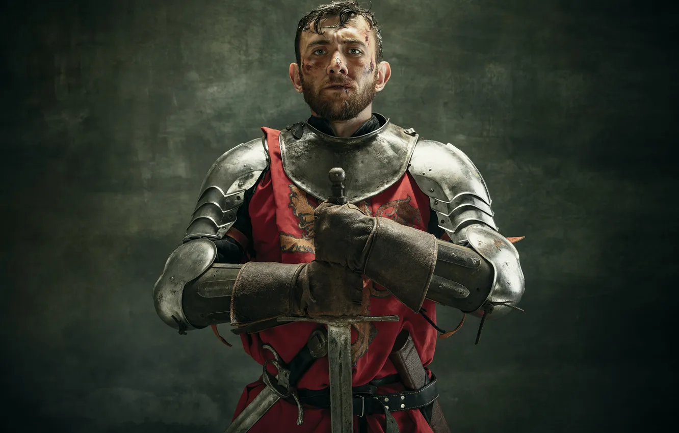 Photo wallpaper ROYAL, PAINTING, VINTAGE, RETRO, PAINT, WARRIOR, RENAISSANCE, PORTRAIT