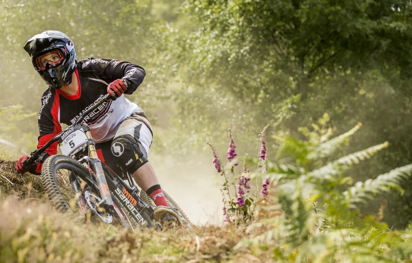 Photo wallpaper bike, race, sport