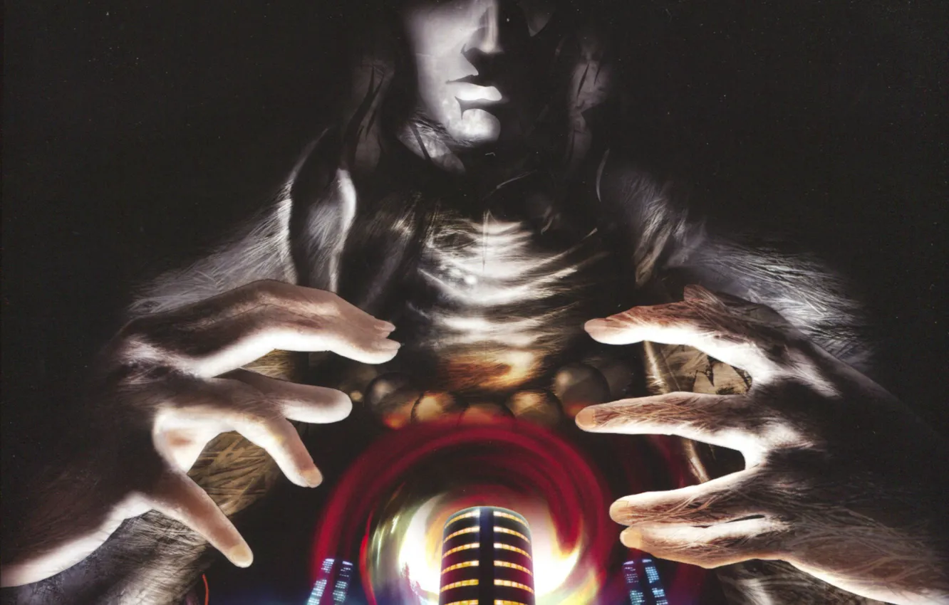 Photo wallpaper darkness, something, hands, kara no kyoukai, the Garden of Sinners