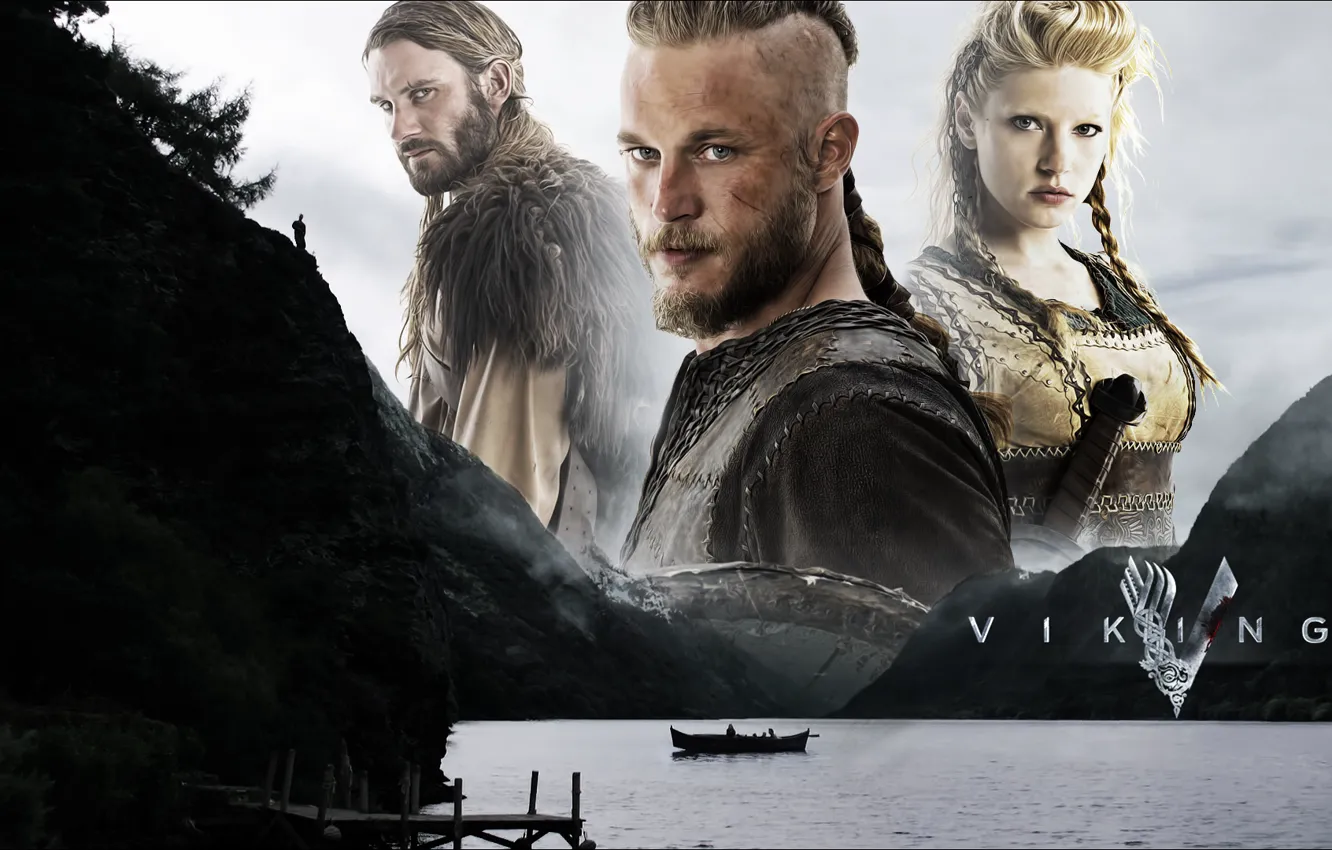 Photo wallpaper the series, drama, historical, Vikings, The Vikings