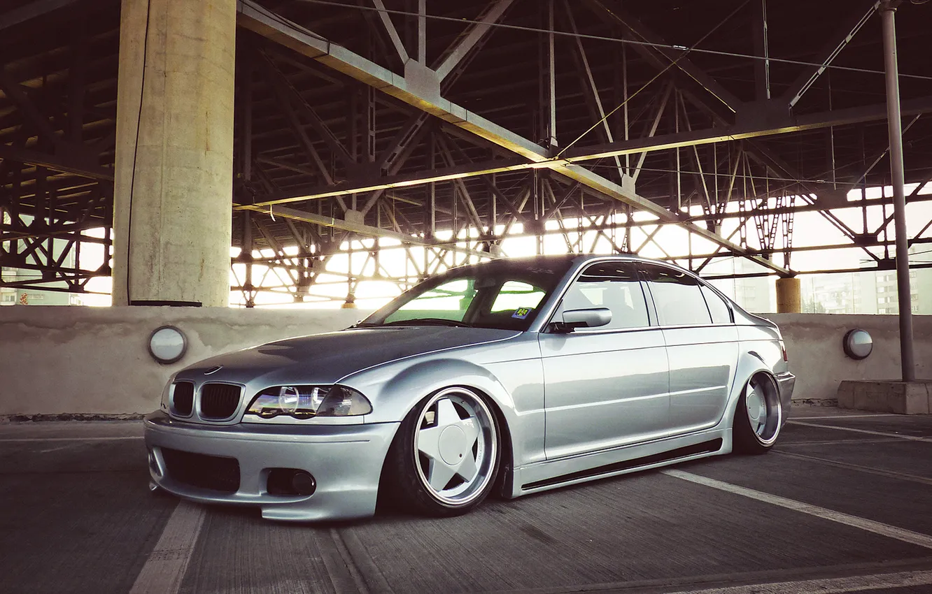 Photo wallpaper BMW, BMW, Parking