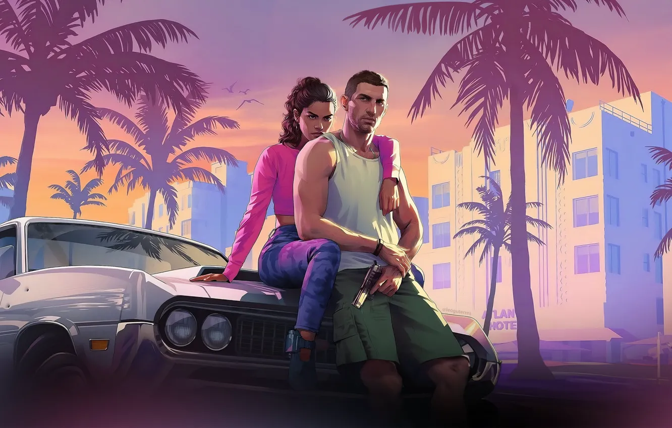 Photo wallpaper the game, game, Rockstar Games, GTA 6, GTA VI, Grand Theft Auto VI