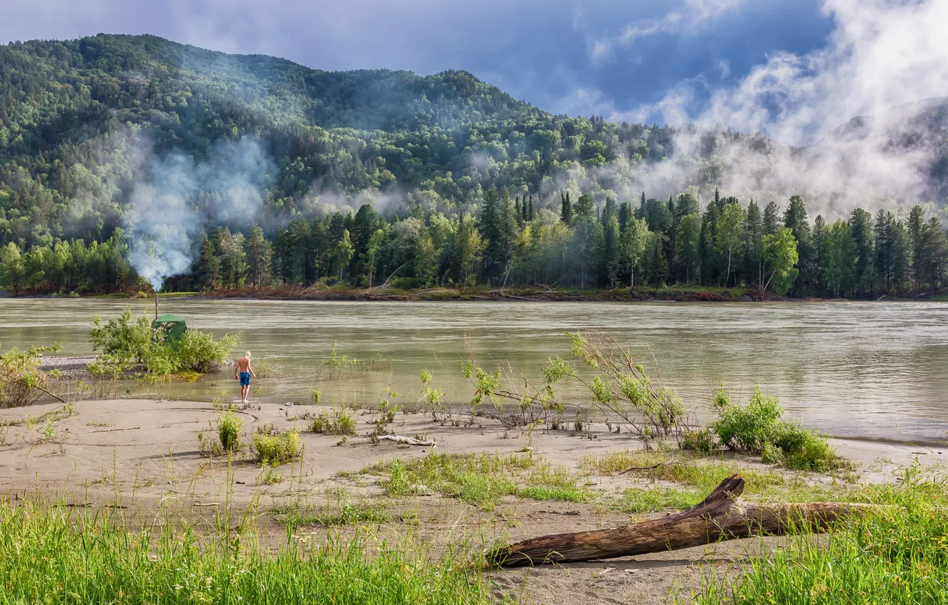 Photo wallpaper tent, oven, The Altai Mountains, Venturism, hiking baths, Mobile sauna, tent furnace, zeltzauna