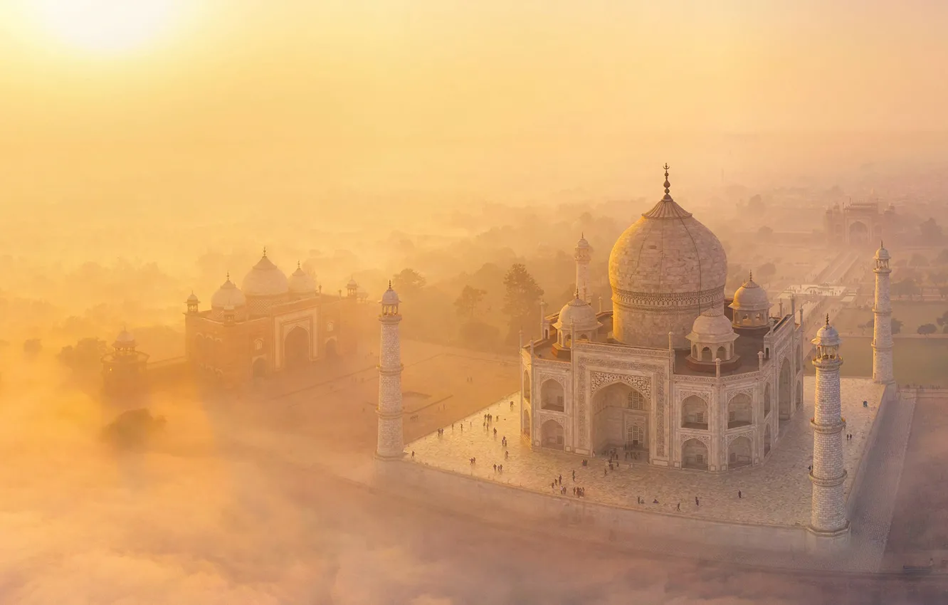Photo wallpaper India, Taj Mahal, mosque, the mausoleum