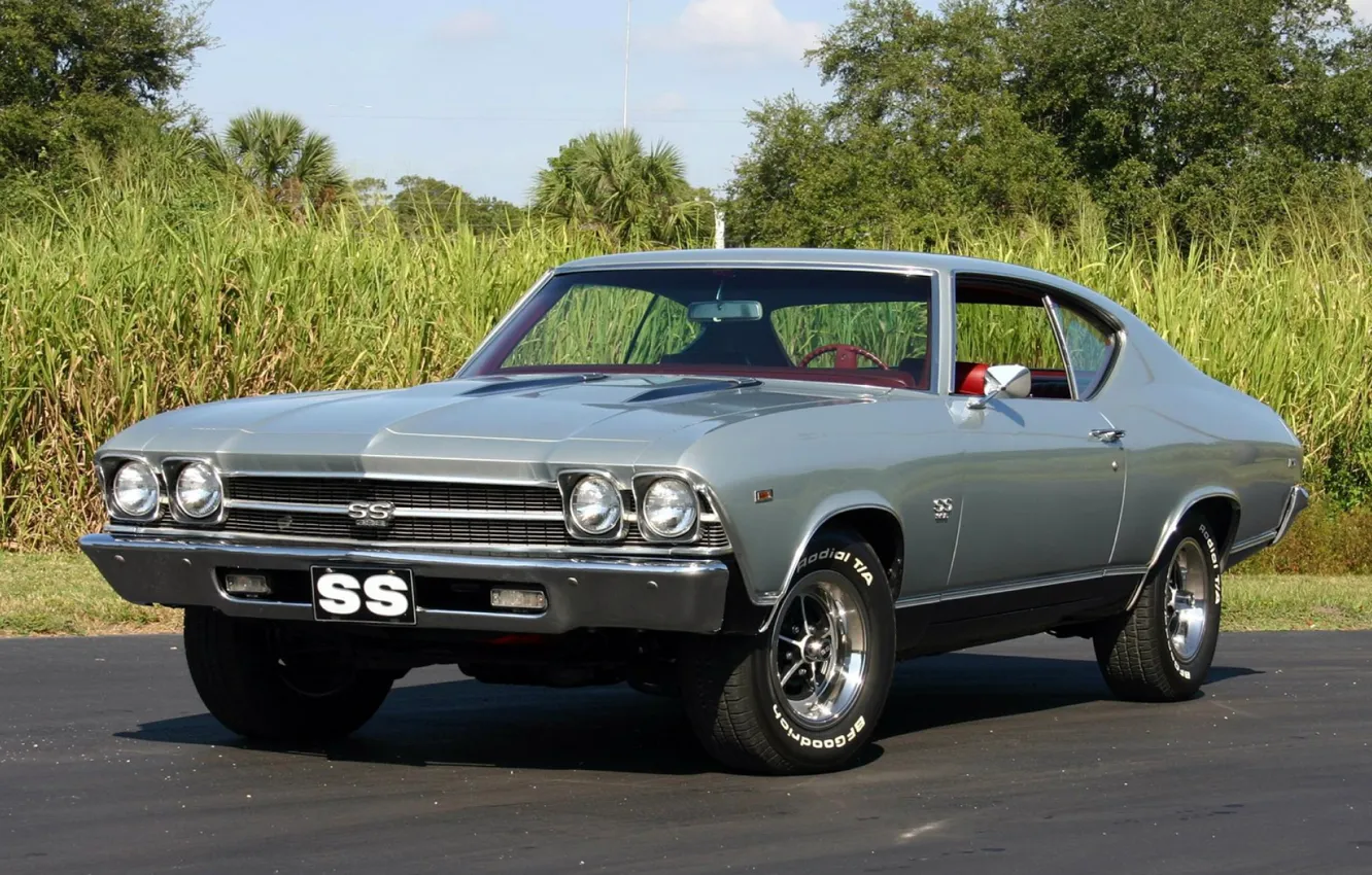 Photo wallpaper Chevrolet, Classic, Coupe, Chevelle, Muscle car, Vehicle