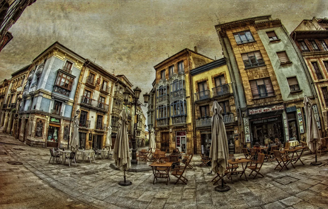 Photo wallpaper the city, style, background, street