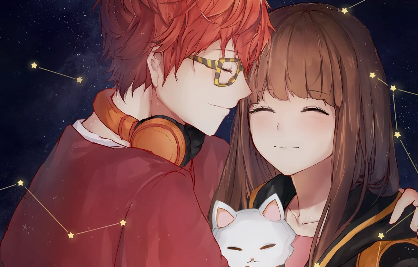 Photo wallpaper pair, Mystic Messenger, by oretsuu