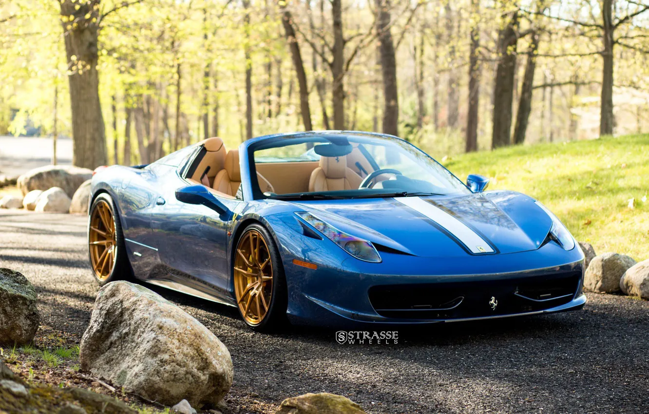 Photo wallpaper Ferrari, 458, Spider