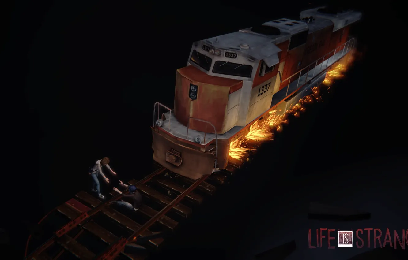 Photo wallpaper crash, each, train, the crash, friendship, train, friendship, friends