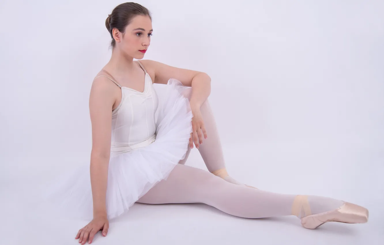 Photo wallpaper girl, background, ballerina