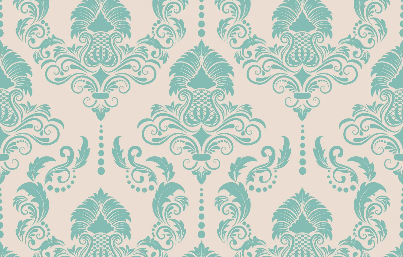 Photo wallpaper background, blue, texture, ornament, style, vintage, pattern, victorian