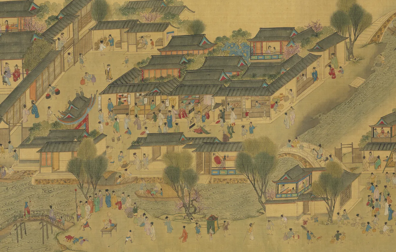 Photo wallpaper Art, Painting, Chinese paintings