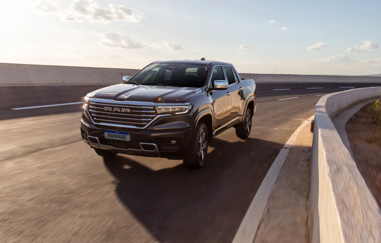 Photo wallpaper car, road, Ram, Rampage, Ram Rampage Laramie
