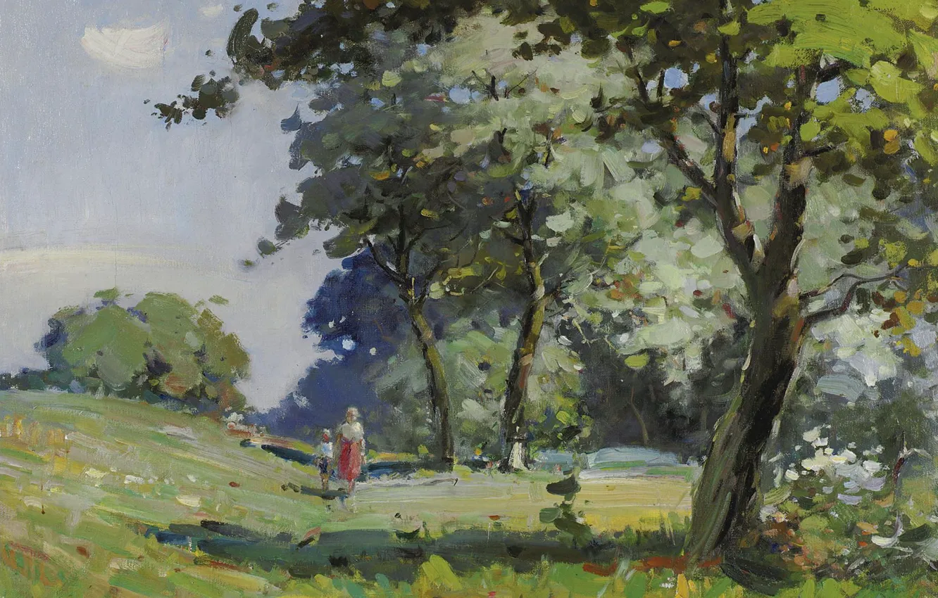 Photo wallpaper landscape, picture, 1932, Vasili Svarog, Vasily Svarog