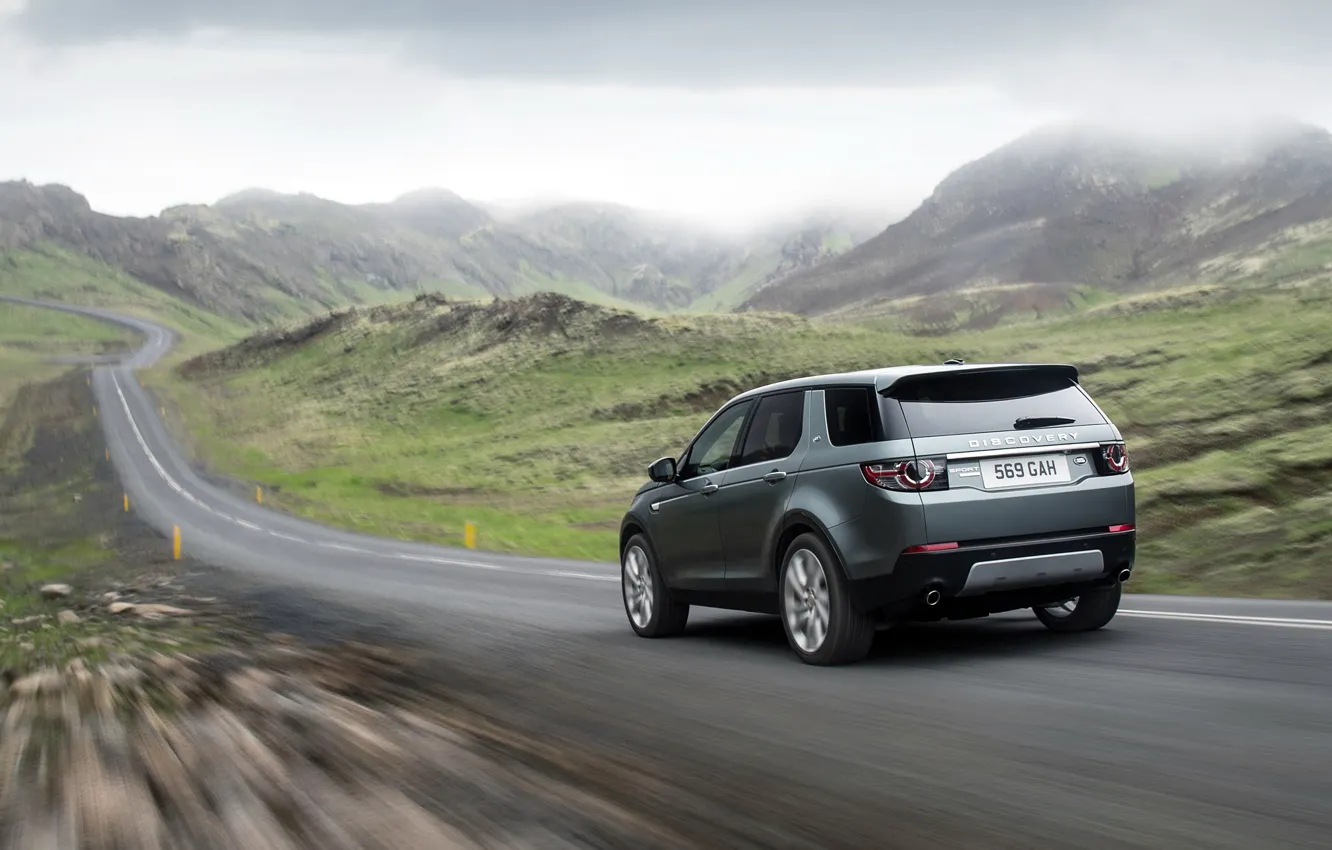 Photo wallpaper Land Rover, Discovery, Sport, 2015