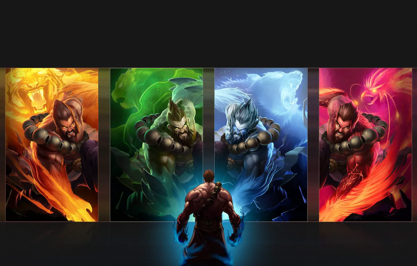 Photo wallpaper League of Legends, Udyr, LoL, fenix, Spirit Guard Udyr