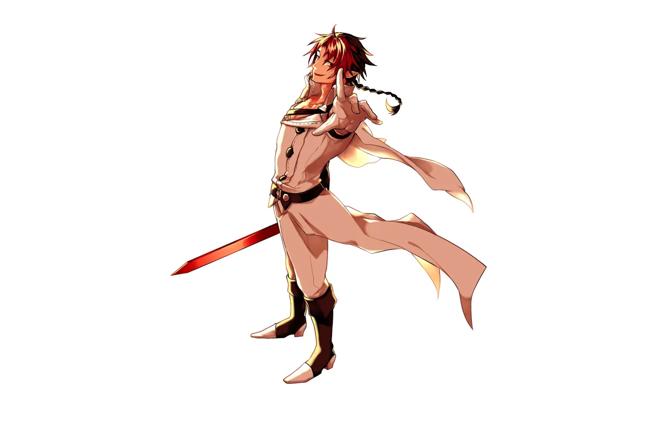 Photo wallpaper sword, anime, art, vampire, Owari no Seraph, The last Seraphim, Crowley, Crowley Eusford