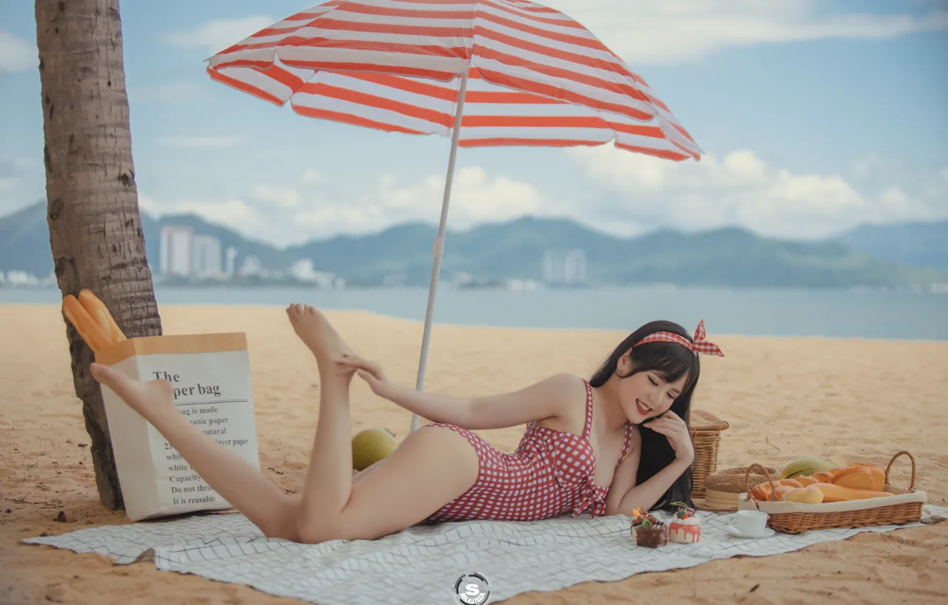 Photo wallpaper China, girl, sexy, girls, woman, model, asian, cute