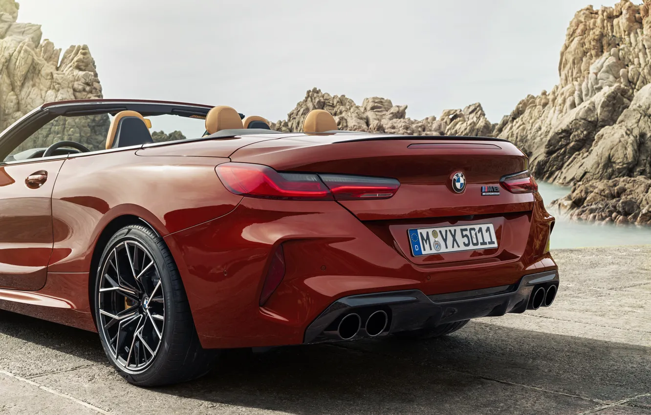 Photo wallpaper BMW, convertible, the rear part, 2019, BMW M8, M8, F91, M8 Competition Convertible