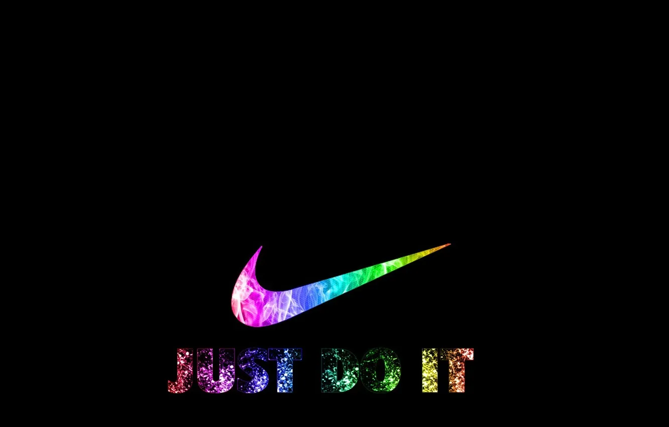 Photo wallpaper color, Nike, just do it, just do it