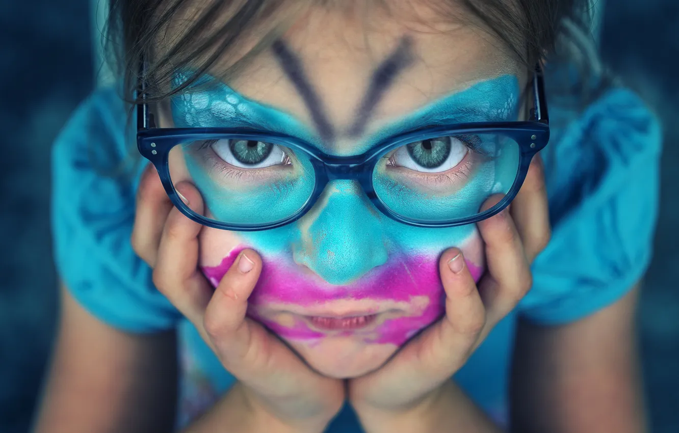 Photo wallpaper look, portrait, girl