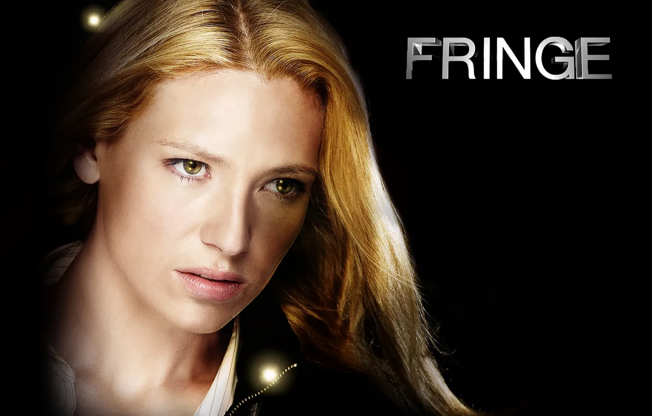 Photo wallpaper girl, face, fringe, olivia dunham, anna torv