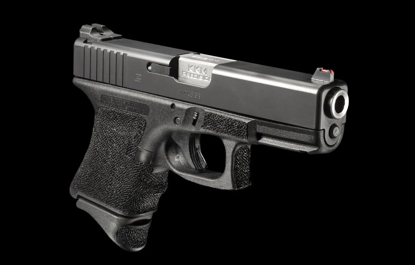 Photo wallpaper gun, weapons, trunk, Glock, self-loading