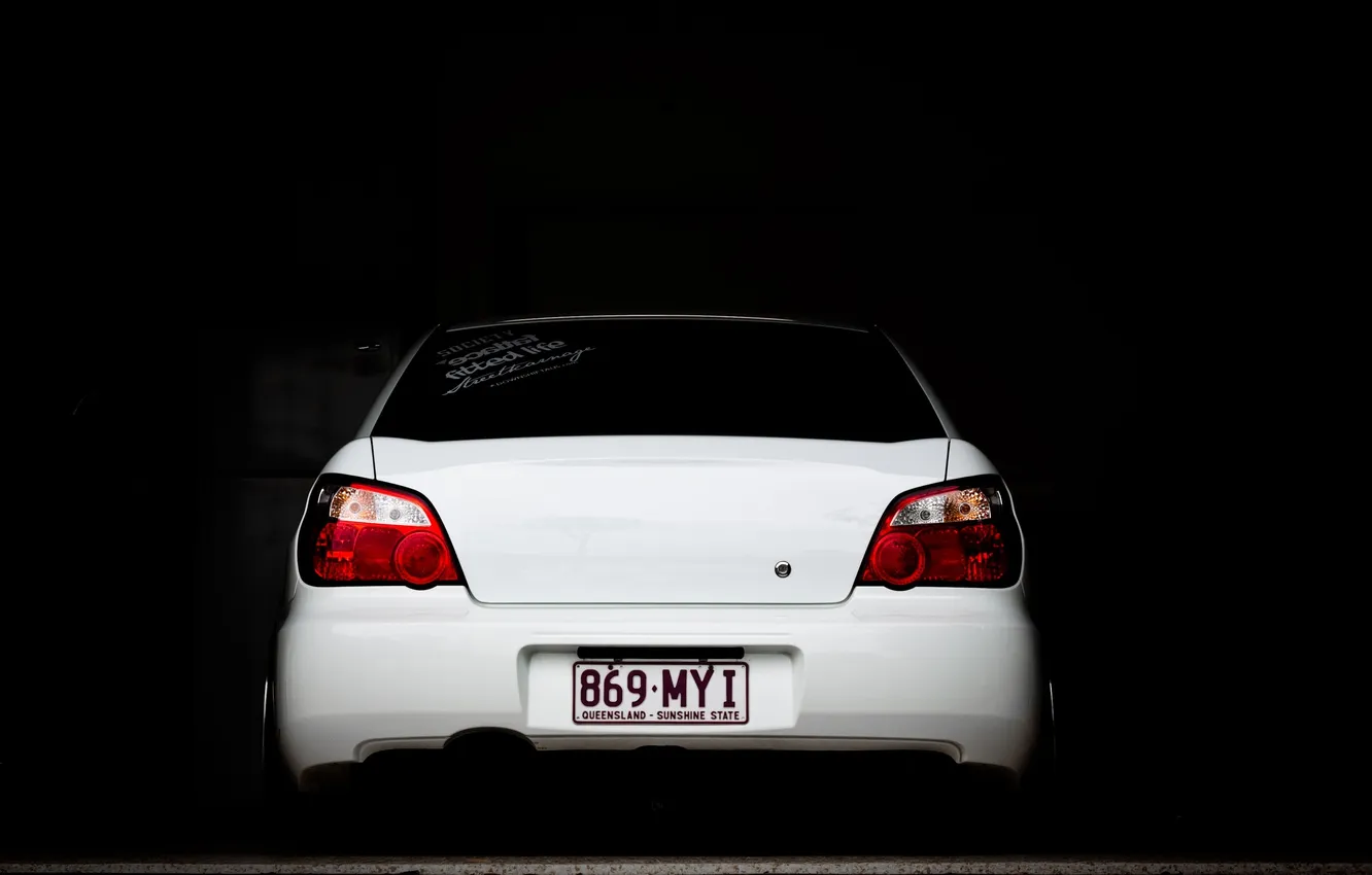 Photo wallpaper Subaru, white, cars, auto, wrx, wallpapers auto, Subaru Impreza, BBS