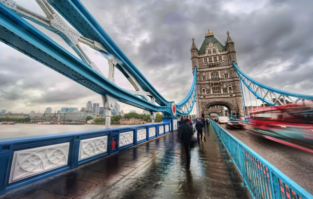 Photo wallpaper bridge, London, Continental, Europe, island, London, England, Britain