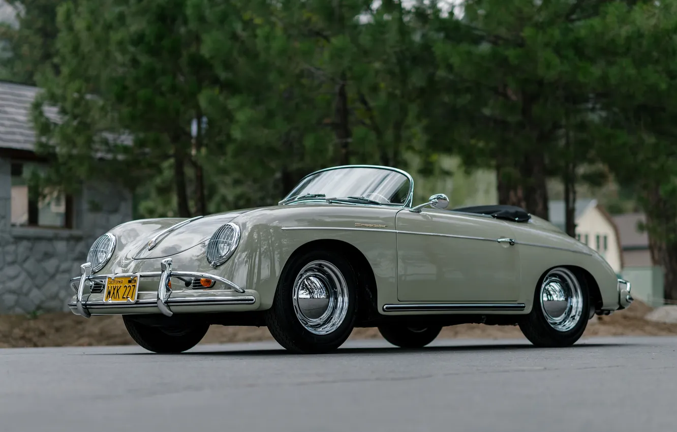 Photo wallpaper Porsche, 356, 1958, Porsche 356A 1600 Super Speedster