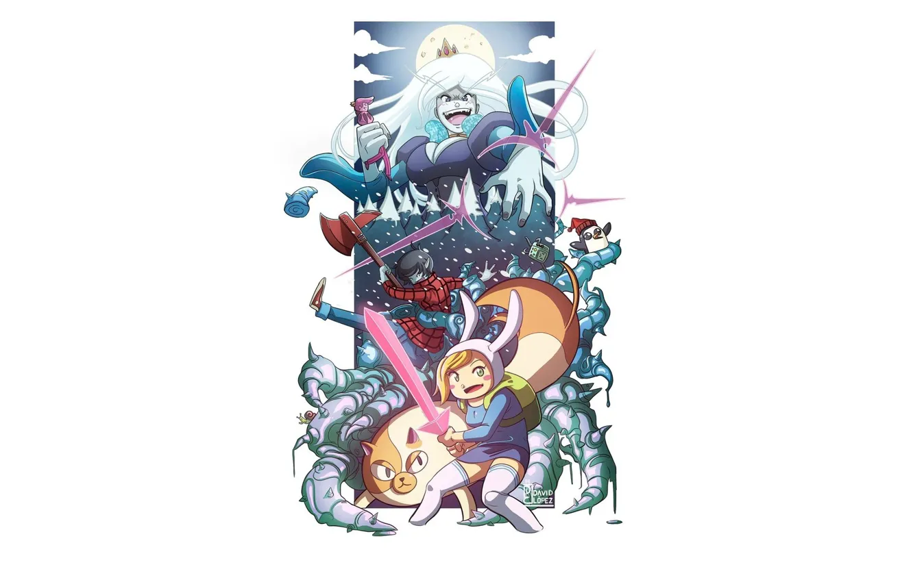 Photo wallpaper Adventure Time, Adventure Time, Cartoon Network, Alternate world