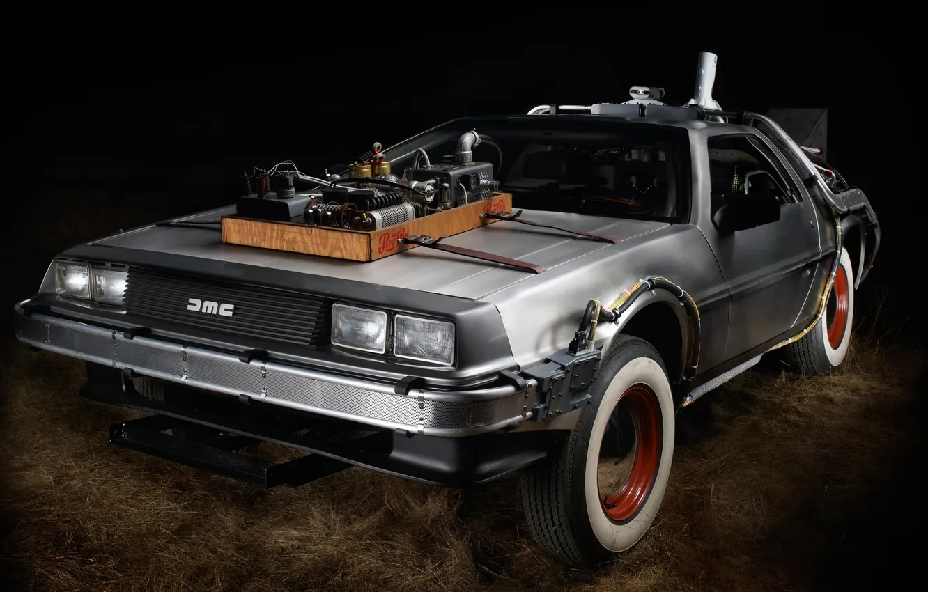 Photo wallpaper Back to the future, DeLorean, DMC-12, Back to the Future
