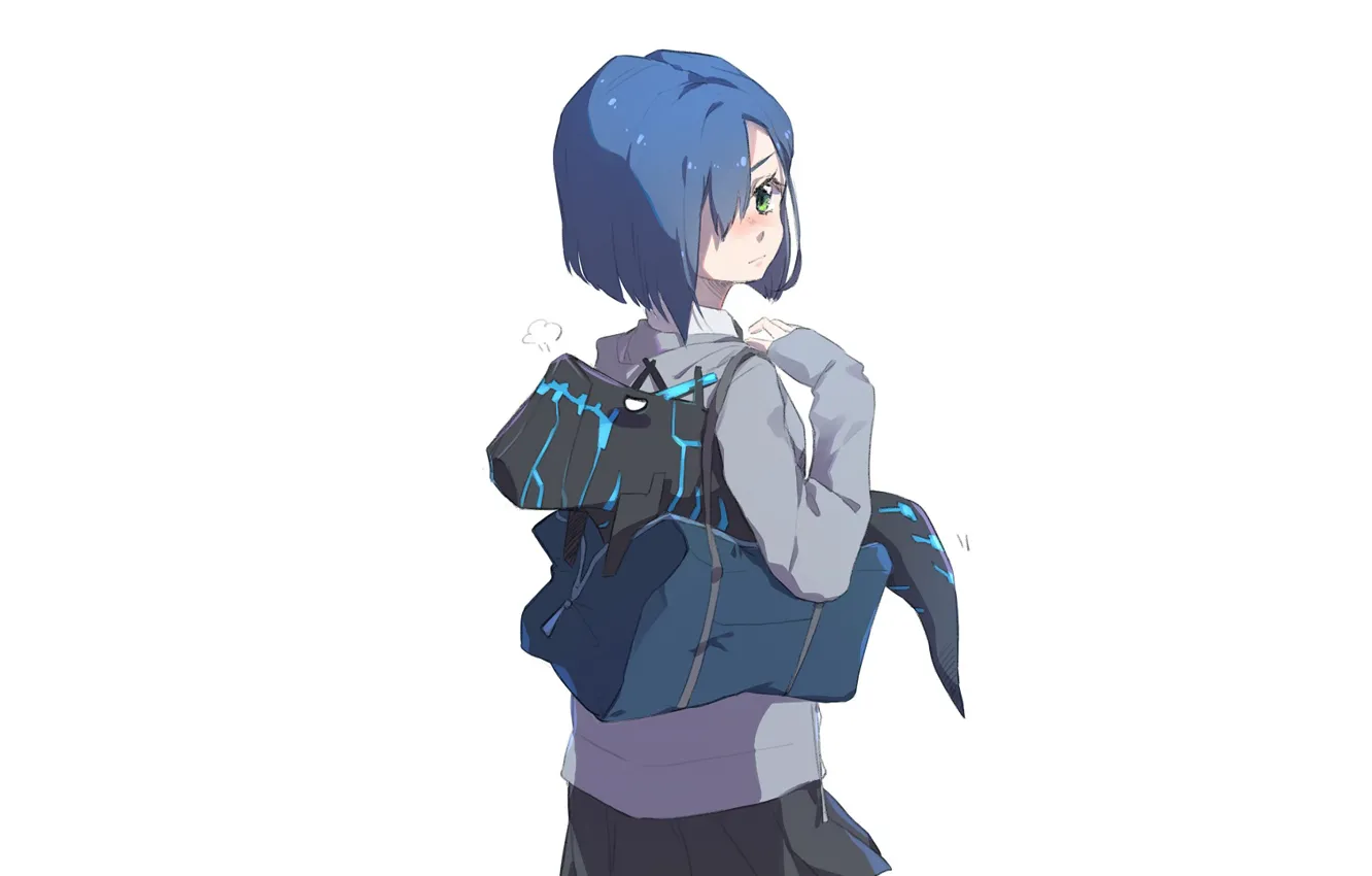 Photo wallpaper girl, beast, bag, Ichigo, Darling In The Frankxx, Cute in France