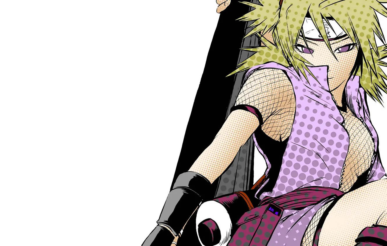 Photo wallpaper look, girl, anime, art, Naruto, Naruto, temari