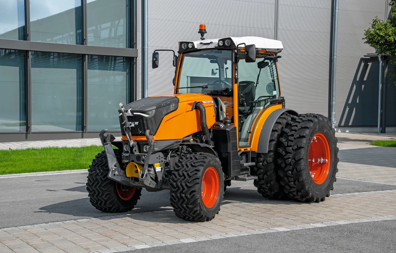 Photo wallpaper technique, tractor, Fendt