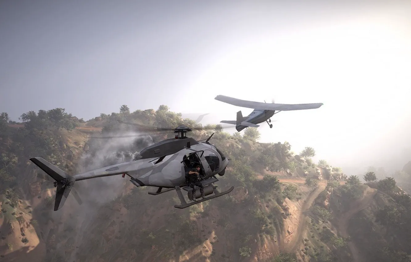 Photo wallpaper Microsoft Windows, Ubisoft, Adventure, Playstation 4, Xbox One, Ghost Recon Wildlands, Videogame, Linear