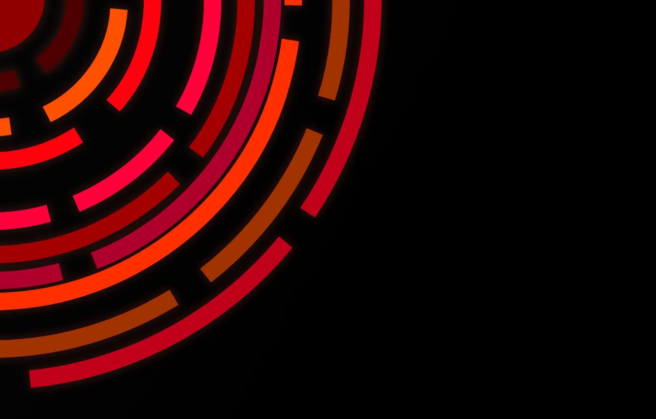 Photo wallpaper circles, pattern, ring, sector