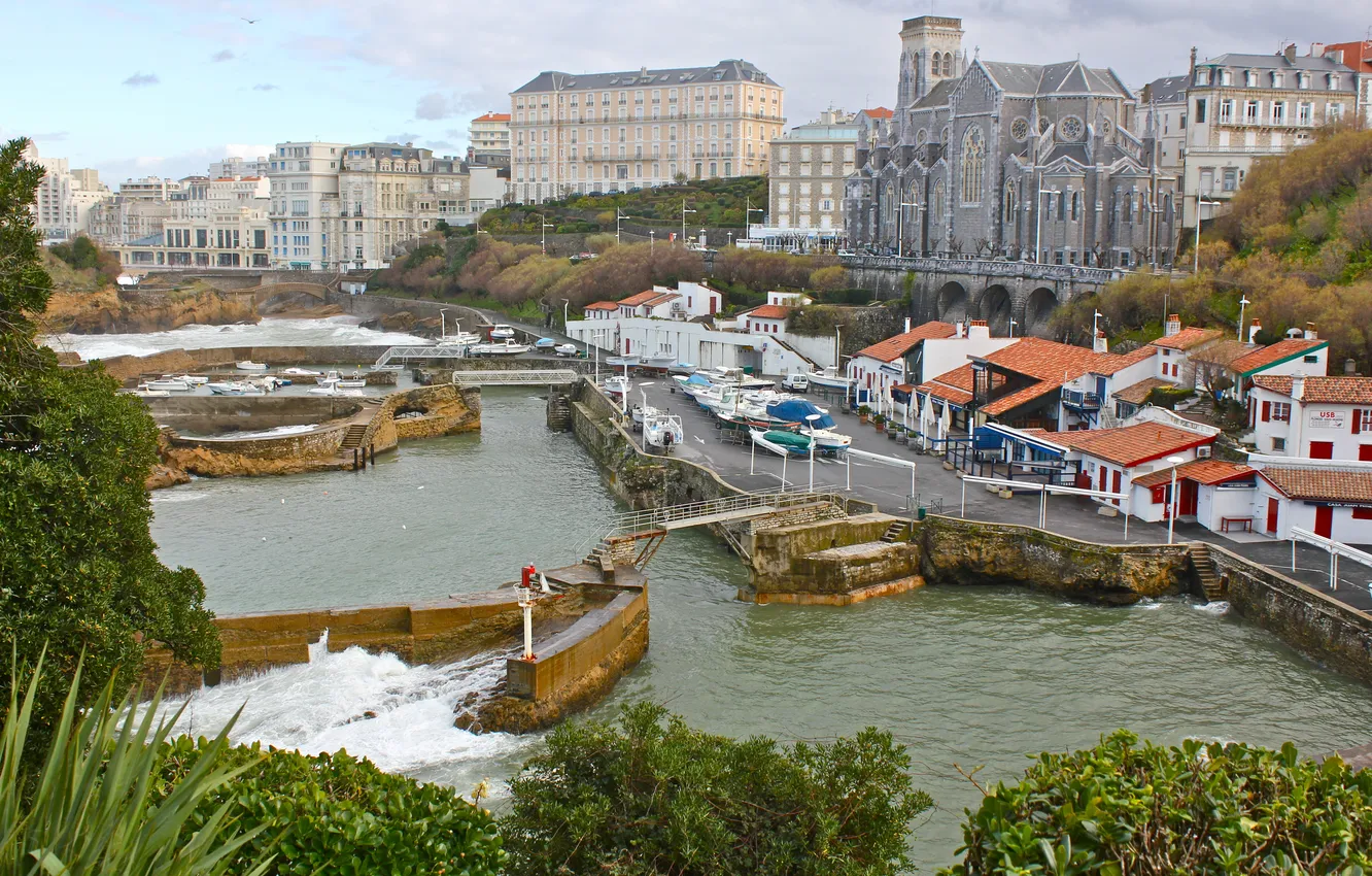 Photo wallpaper France, Basque Country, Biarritz