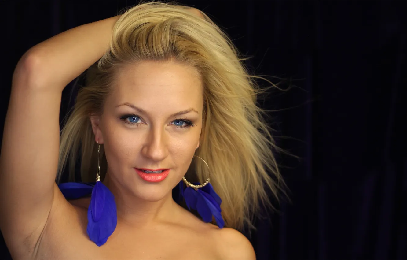 Photo wallpaper look, face, blonde, singer, julia lasker