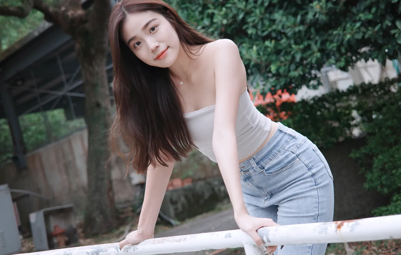 Photo wallpaper model, cute, person